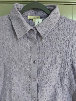 Button Up Crop Shirt thumbnail 4