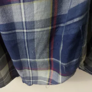 Jessica Simpson Plaid Button-down Shirt L Cabincore Cowgirl Western Coverup thumbnail 14