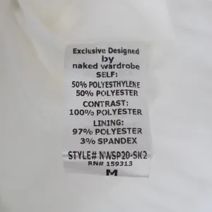 Naked Wardrobe The Statement White Sequin Floral Ruffle Mini Skirt Size M thumbnail 5