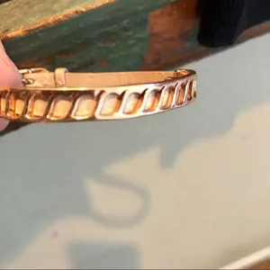 Rose gold tone buckle bracelet thumbnail 5