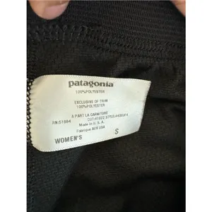 Patagonia Women Midweight Capilene Bottoms Size Small Style 44303 Vintage Black thumbnail 3