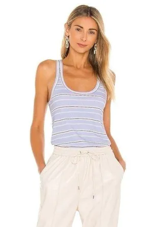JONATHAN SIMKHAI Mary Tank In Sky Spring Stripe thumbnail 1