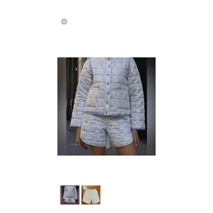 Yllw The Label Shorts Womens Size Medium Iris Quilted Shorts Blue Toile NEW thumbnail 9