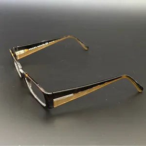 PRADA VPR 16G 766-101 Brown Tortoise Shell 53-17-135 Rectangular Eyeglass Frame thumbnail 2