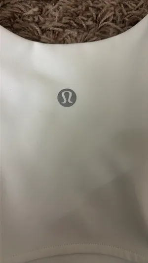 Lululemon white tank top thumbnail 4
