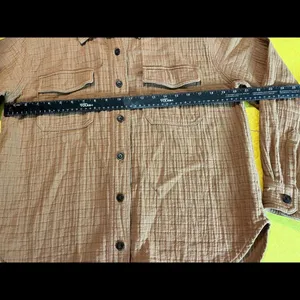 Boho Hippie‎ Madewell Equestrian Western button Front thick Med thumbnail 5