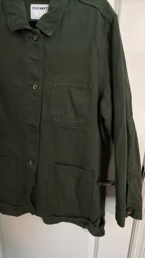 Old Navy Denim Green Jacket thumbnail 4