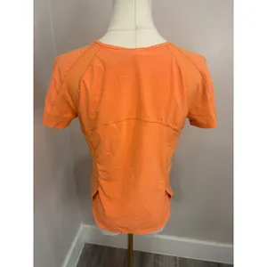Lululemon Swiftly Tech Short Sleeve Shirt Orange Ripstop Womens 4 thumbnail 4