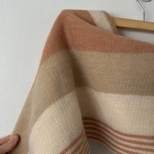 NWT Free People Striped Tan and Pink Scarf thumbnail 6