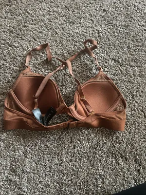 Molded Underwire Bra in Rust Brown Size undefined thumbnail 2