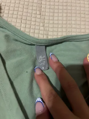 dry goods cropped top green thumbnail 2