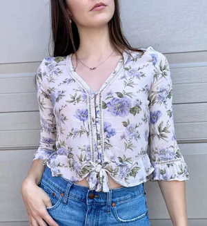 American Eagle Cottagecore Top thumbnail 1