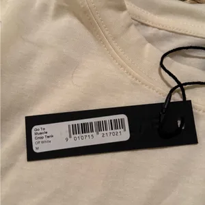 Oner Active NWT go to muscle crop tank in off white women’s size medium thumbnail 7