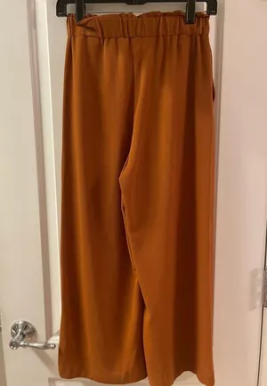 Hennes & Mauritz high waisted wide leg capri length pants thumbnail 3