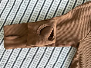 Amazon Brown long sleeve active top thumbnail 3