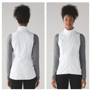 Lululemon Hill And Valley White Lightweight Athletic Vest 6‎ thumbnail 2