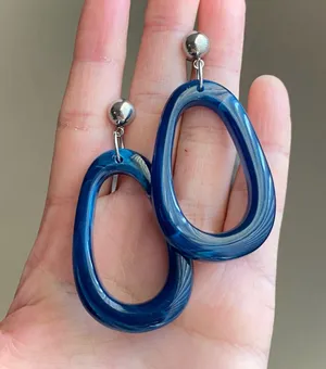 handmade unique dangle earrings thumbnail 1