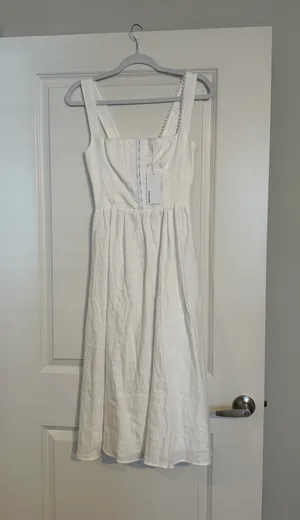 Reformation Tagliatelle Linen Dress thumbnail 3