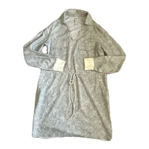 Athleta Zumba Printed Shirtdress In Viper Grey thumbnail 2