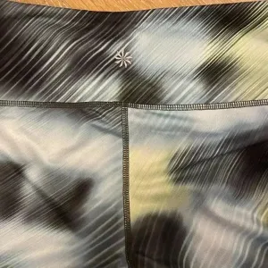 Athleta High Rise Alpine Chaturanga Blue Yoga workout‎ Ankle leggings size Small thumbnail 5