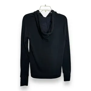 Athleta Pinnacle Criss Cross Hoodie Women's‎ Size XS Black thumbnail 2
