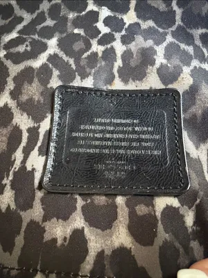 Coach Cheetah Ocelot Print Nylon Tote Small & Matching Pouch Wallet Rare thumbnail 4