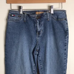 Vintage Tommy jeans ladies low‎ rise flare denim jeans size 7 thumbnail 2