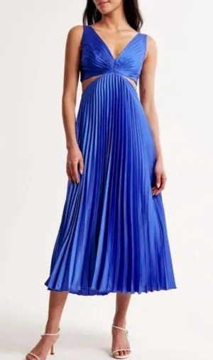 Abercrombie Giselle Pleated Cut Out Dress thumbnail 1