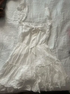 Princess Polly White Eyelet Dress thumbnail 1
