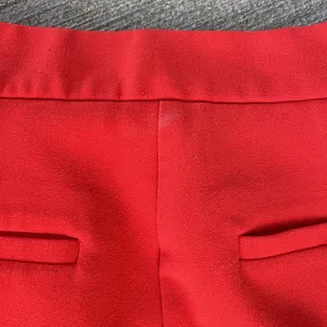 Trina Turk pants tomato red wide leg women size 2 thumbnail 5