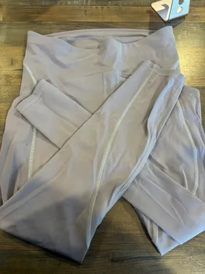 Grey Lululemon Leggings with Pockets  thumbnail 1
