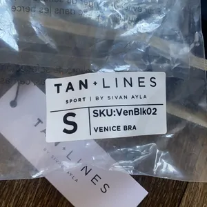 Tan Lines Venice Sports Bra Black thumbnail 6
