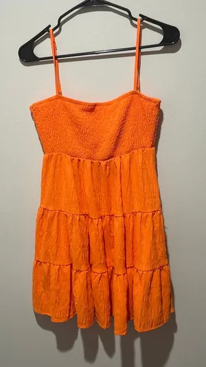 Shein Orange Sundress thumbnail 1