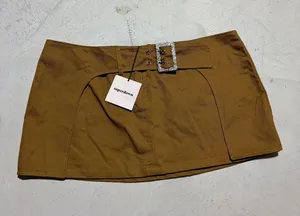 superdown NWT Mini Skirt with Rhinestone Buckle large thumbnail 1