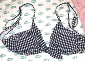 Target Gingham Front Tie Bikini Top thumbnail 2