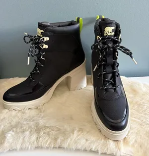 Sorel Women's Brex Heel Cozy Lace Boots thumbnail 1