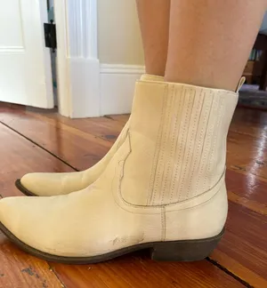 Freya Ankle Boots White Size 10 thumbnail 1