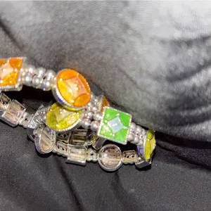 Colorful Geometric Bracelets Orange thumbnail 3