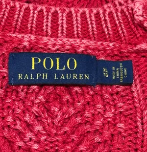Polo Ralph Lauren Red Cable Knit Sweater thumbnail 11