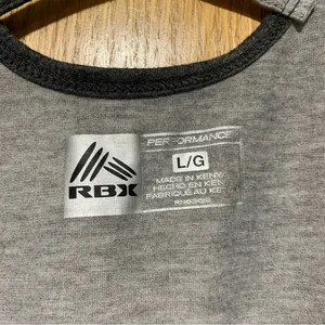 RBX Gray Strappy Tank Top - Size Large thumbnail 3