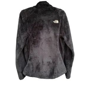The North Face Osito Black Curry Gold fuzzy fleece jacket Women's Size Medium M thumbnail 3