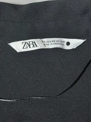 ZARA Black Cropped Tie-Front Jacket XS Long Sleeve Short Womens Casual Solid thumbnail 4