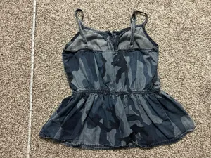 Arizona Jean Co. Blue Camouflage Top - XS thumbnail 3