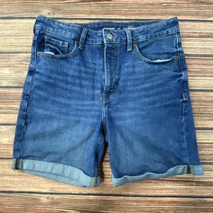 Old Navy Womens Shorts Sz 10 High Rise Cuffed OG Straight Secret Smooth Pockets thumbnail 1