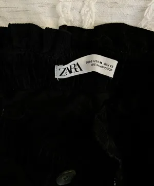 Zara High Waisted Paperbag Pants thumbnail 2