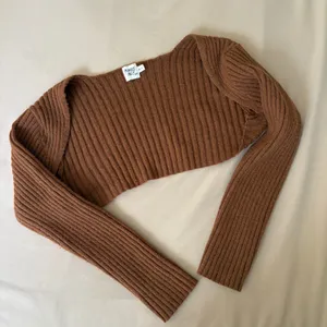 Princess Polly Brown Cropped Shrug Cardigan thumbnail 3