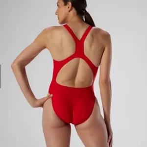 NEW! Speedo One Piece Women's Pro LT Swimsuit 8/34 Team Red. thumbnail 4