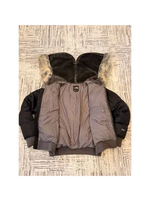 RARE The North Face women's medium 550 Blk down fill Winter puffer Bomber coat thumbnail 4