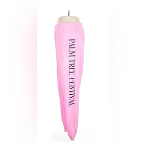 Aviator Nation Pink Knit Pants L thumbnail 4