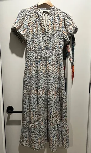 Amazon Fashion Dress Summer Maxi V-Neck Casual thumbnail 1